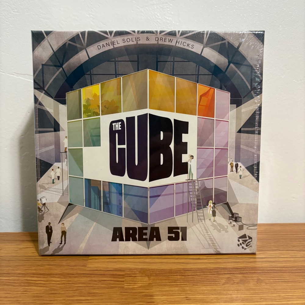 Cube Area 51 Board Game Greater Than Games Daniel Solis Drew Hicks New Sealed